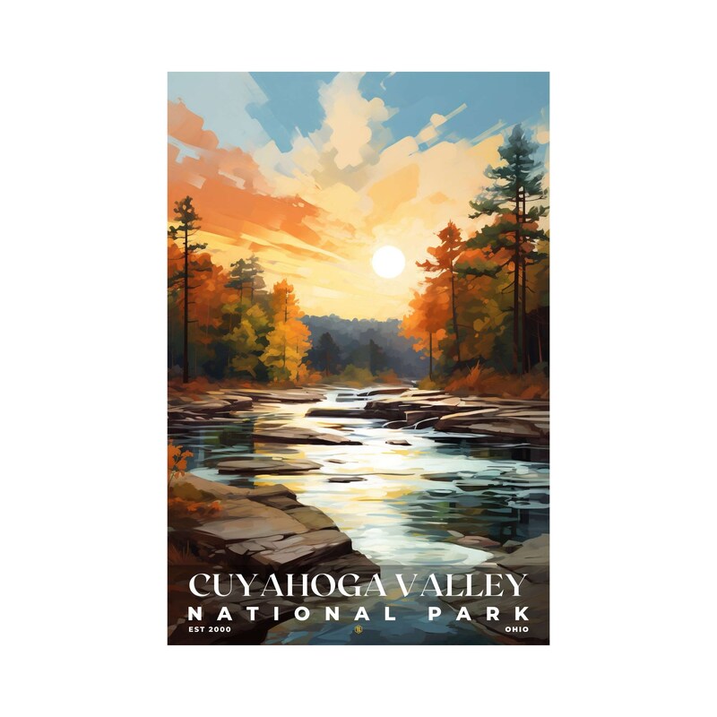Cuyahoga Valley National Park Poster, Travel Art, Office Poster, Home Decor | S6